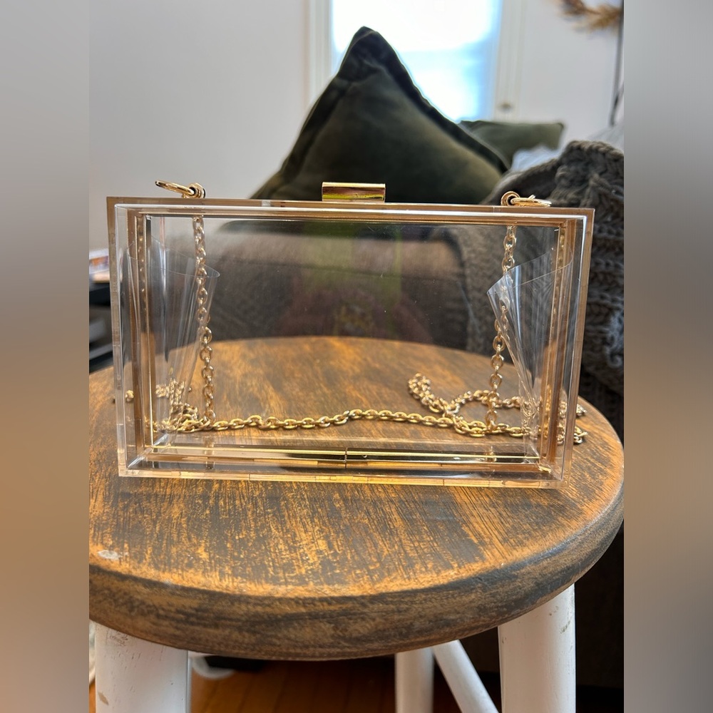 Clear clutch/purse